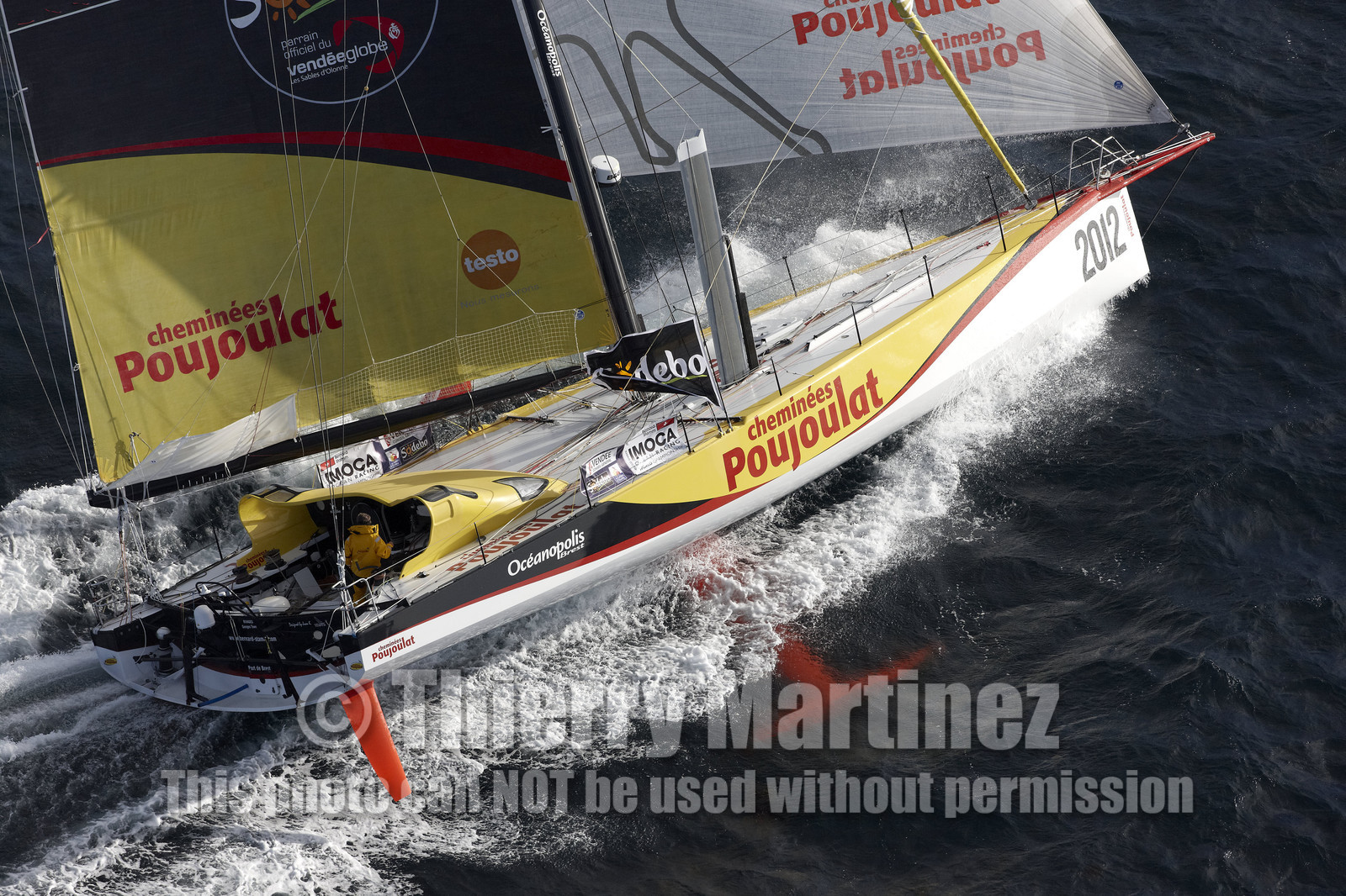12_20279 CHEMINEES POUJOULAT ( IMOCA 60') , Skipper Bernard Stamm (SUI)