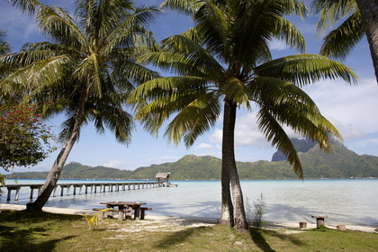 15_025870  ©ThMartinez Sea&Co.  BORA BORA - ILES SOUS LE VENT. POLYNESIE FRANCAISE .  6 Février 2015. . Bora Bora depuis Eden Beach Bora Bora..