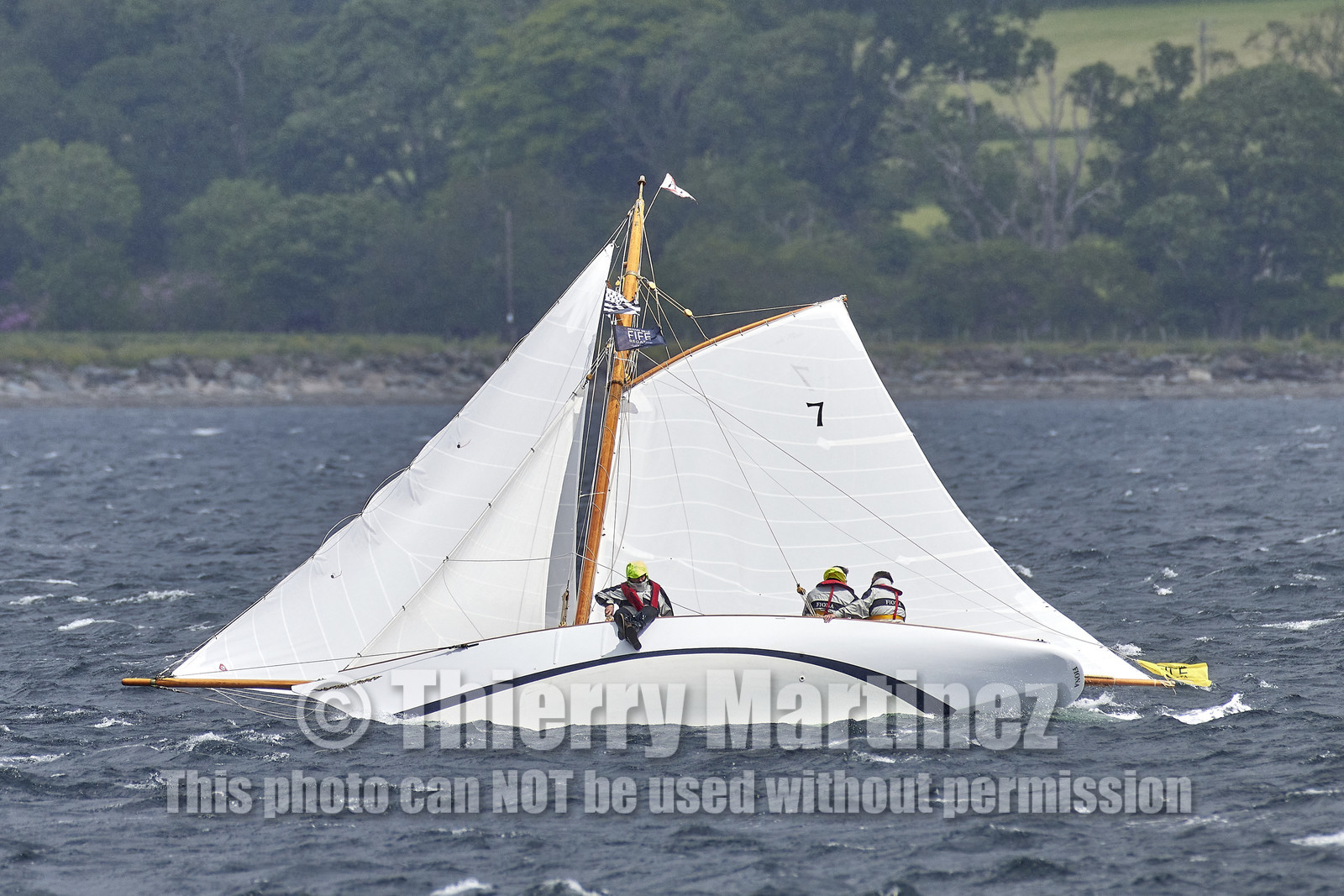 22_17006   © Thierry Martinez.FAIRLIE,SCOTLAND - UK 12th June 20222022 RICHARD MILLE FIFE REGATTA.Day 2 : LARGS to ROTHESAY