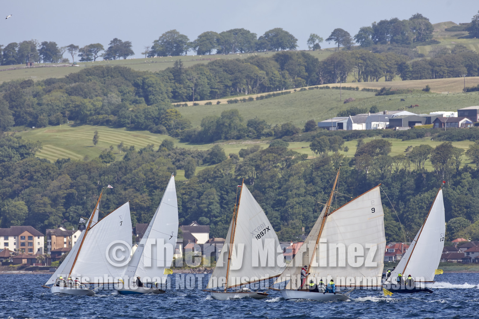 22_17006   © Thierry Martinez.FAIRLIE,SCOTLAND - UK 12th June 20222022 RICHARD MILLE FIFE REGATTA.Day 2 : LARGS to ROTHESAY