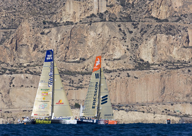 VOLVO OCEAN RACE - 2008 2009. IN-PORT RACE in Alicante-Spain.