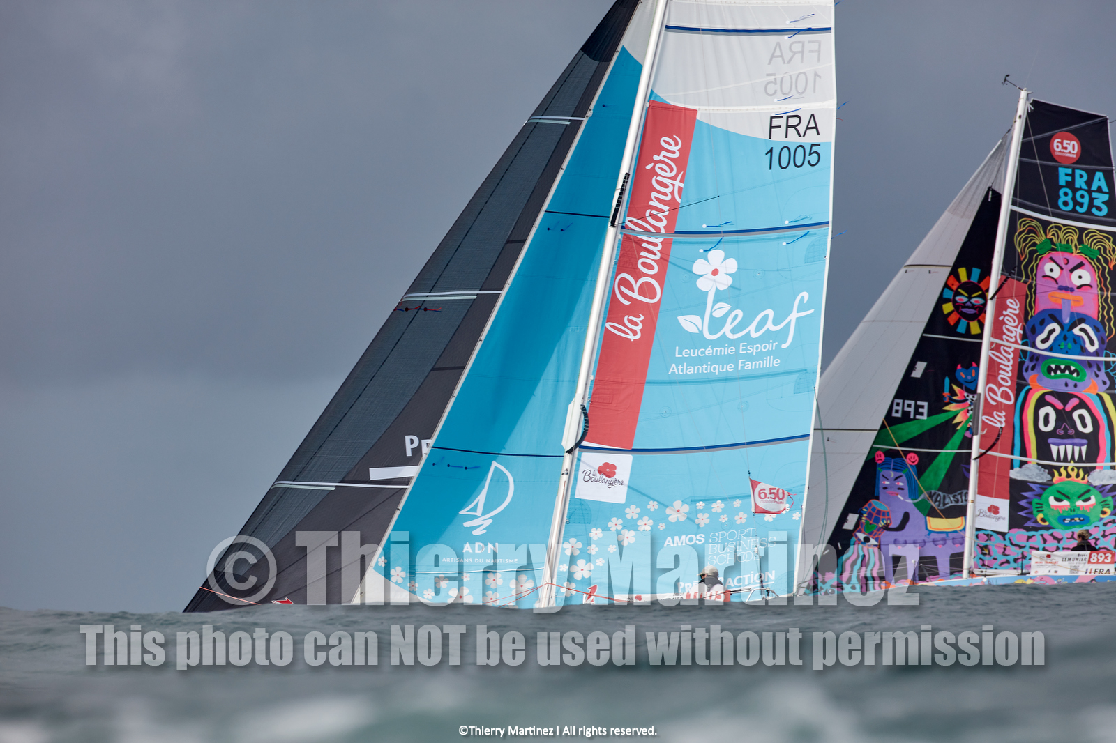 23_22433   © Thierry Martinez. LES SABLES D'OLONNE, 85 - FRANCE 25 septembre 2023.Départ MINI TRANSAT 2023. Départ du Dimanche 24 septembre retardé au Lundi 25 Sept .Les Sables d’Olonne (FRA)    Santa Cruz de la Palma ( Canaries)    St François ( Guadeloupe): 4050 NM.