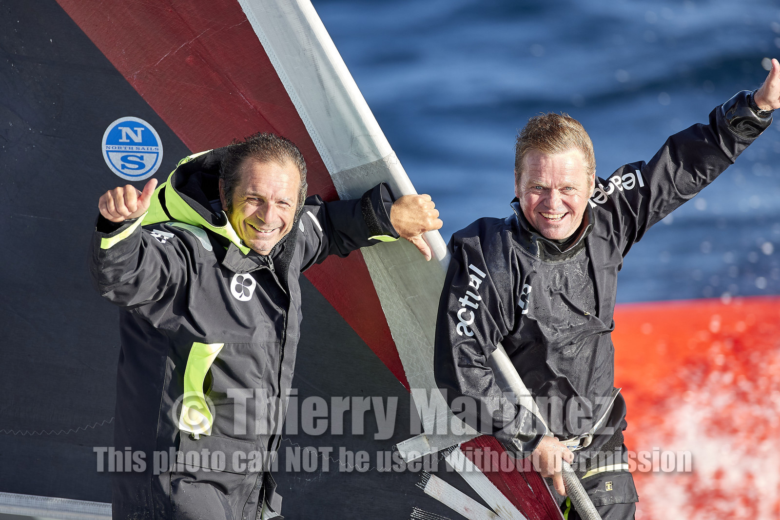 « ULTIM ACTUAL LEADER , Skipper Yves Le Blevec.