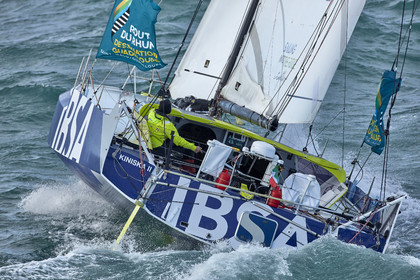 22_39121   © Thierry Martinez.DINARD, FRANCE. 9 Novembre  2022Départ de la 12éme ROUTE DU RHUM, transatlantique course à la voile en solitaire de St Malo(FRA)  à Pointe à Pitre (FRA-Guadeloupe) 3.543 milles nautiques.