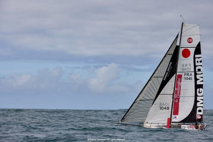 23_22053   © Thierry Martinez. LES SABLES D'OLONNE, 85 - FRANCE 25 septembre 2023.Départ MINI TRANSAT 2023. Départ du Dimanche 24 septembre retardé au Lundi 25 Sept .Les Sables d’Olonne (FRA)    Santa Cruz de la Palma ( Canaries)    St François ( Guadeloupe): 4050 NM.