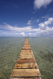 15_024289  ©ThMartinez Sea&Co.  RAIATEA - ILES SOUS LE VENT. POLYNESIE FRANCAISE .  2 Février 2015. ..Ponton