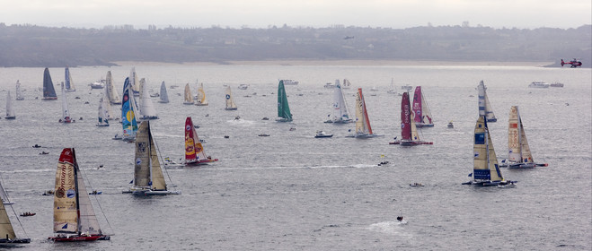 ROUTE DU RHUM Start in St Malo.Oct  2006