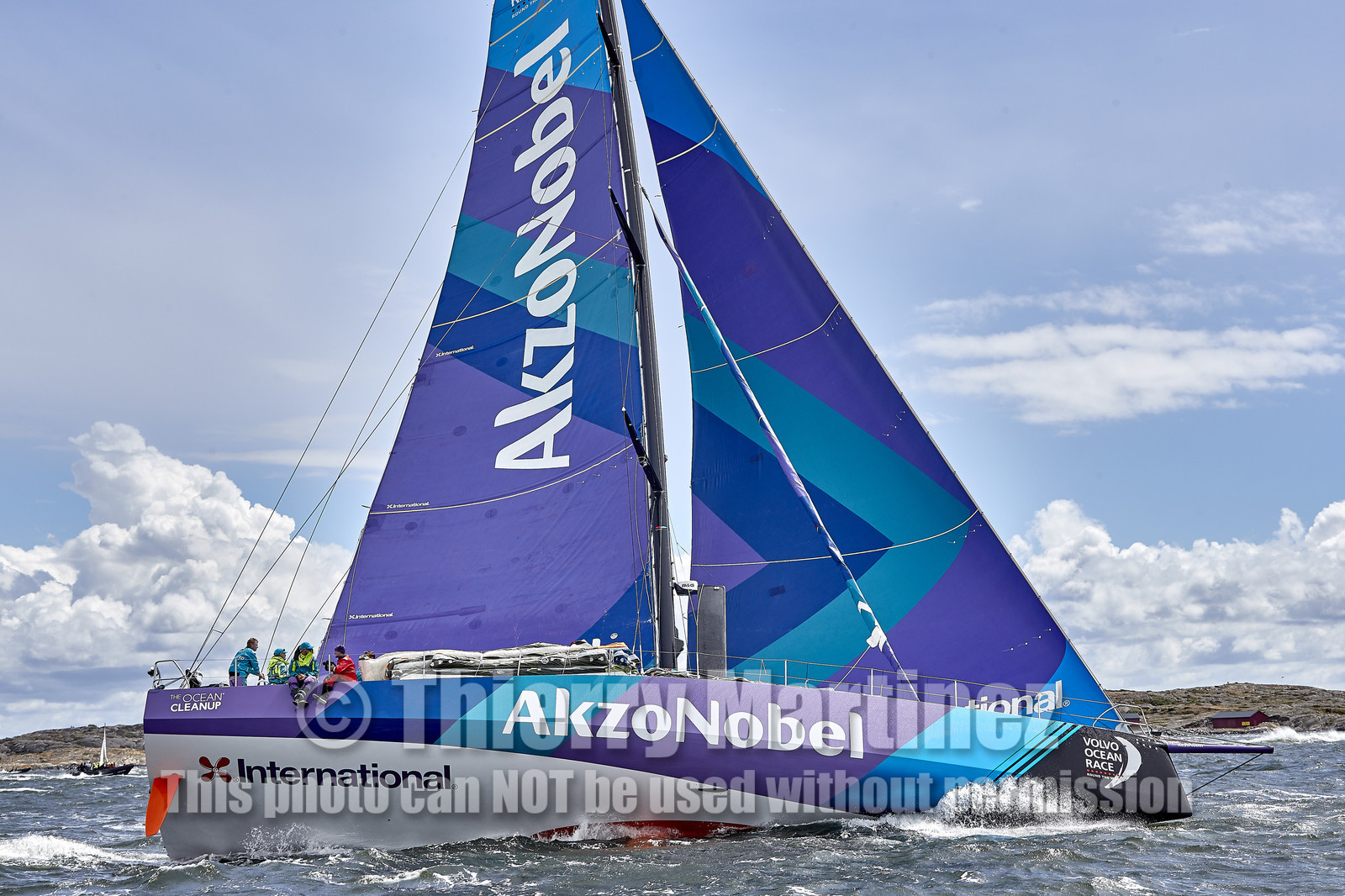team AkzoNobel  in Volvo Ocean Race 2017-18.