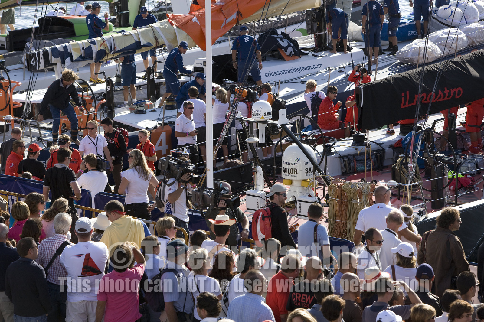 VOLVO OCEAN RACE - 2008 2009. IN-PORT RACE in Alicante-Spain.