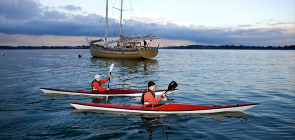 LA LOUISE new schooner  of Thierry Dubois (FRA) Sailing in Golfe du Morbihan (FRA)