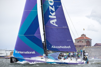 team AkzoNobel  in Volvo Ocean Race 2017-18.