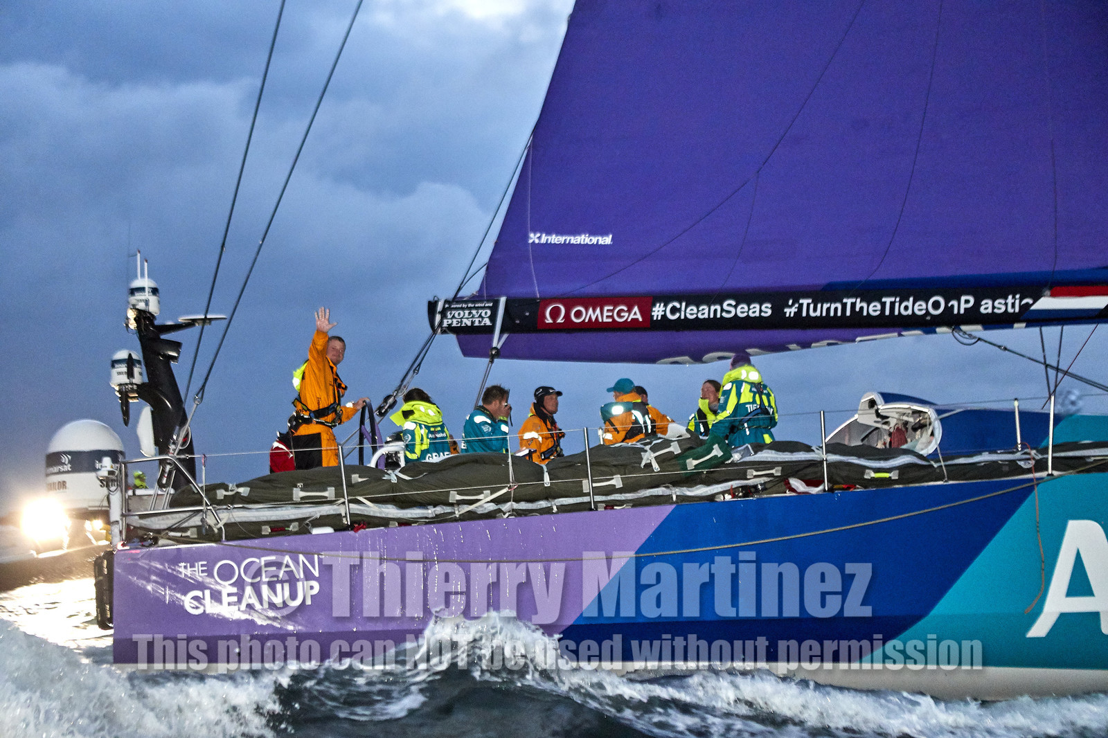 team AkzoNobel  in Volvo Ocean Race 2017-18.