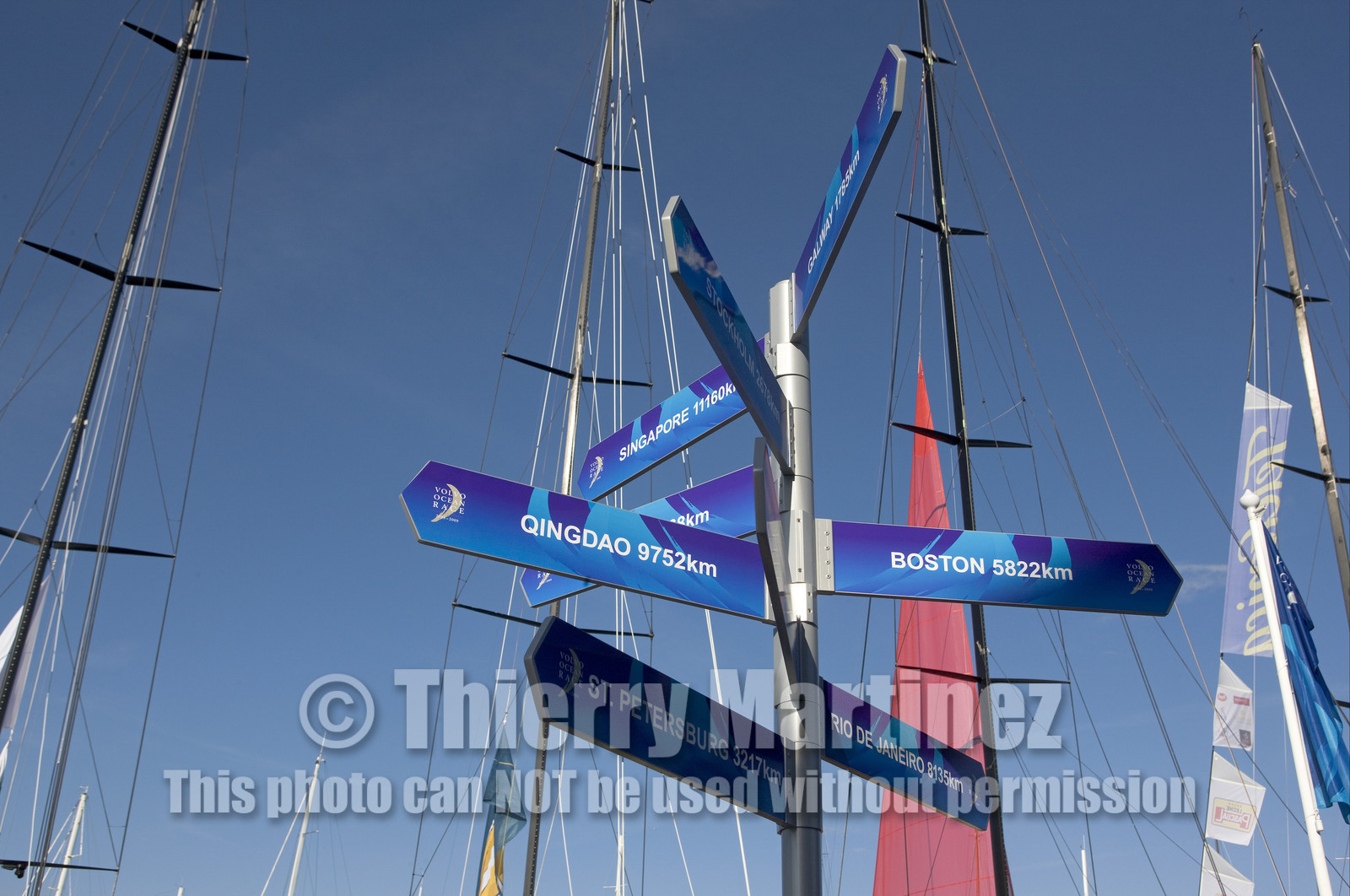 VOLVO OCEAN RACE - 2008 2009. IN-PORT RACE in Alicante-Spain.