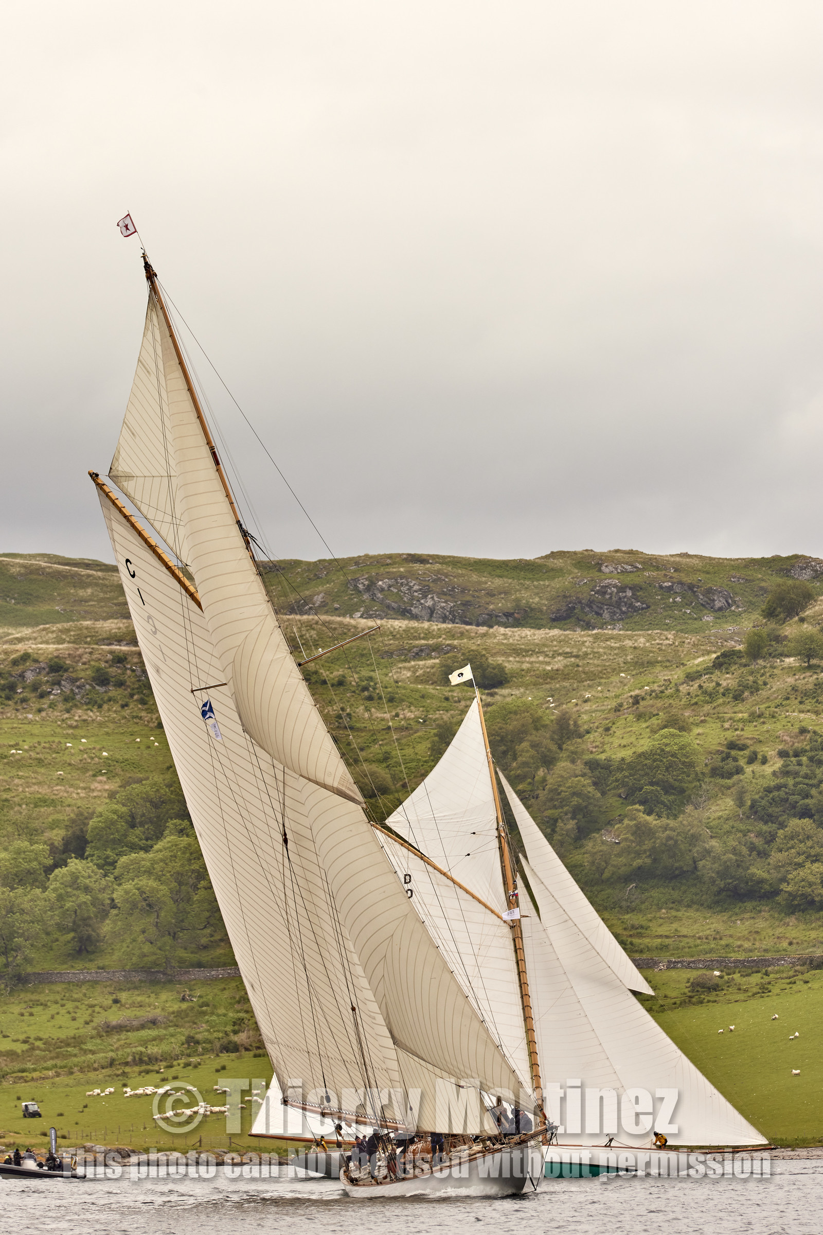 22_22390  © Thierry Martinez.FAIRLIE,SCOTLAND - UK 14th June 20222022 RICHARD MILLE FIFE REGATTA.Day 4 :ROTHESAY (ISLE OF BUTE) to PORTAVADIE.