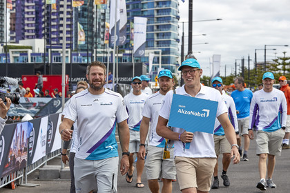 team AkzoNobel  in Volvo Ocean Race 2017-18.