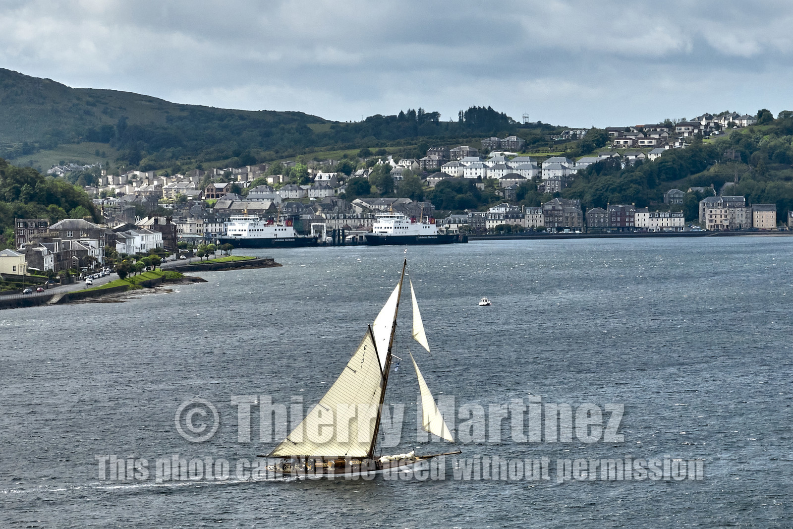 22_17006   © Thierry Martinez.FAIRLIE,SCOTLAND - UK 12th June 20222022 RICHARD MILLE FIFE REGATTA.Day 2 : LARGS to ROTHESAY