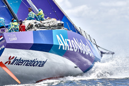 team AkzoNobel  in Volvo Ocean Race 2017-18.