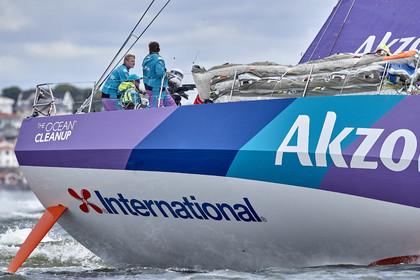 team AkzoNobel  in Volvo Ocean Race 2017-18.