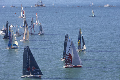 Départ Transat Jacques Vabre 2015.