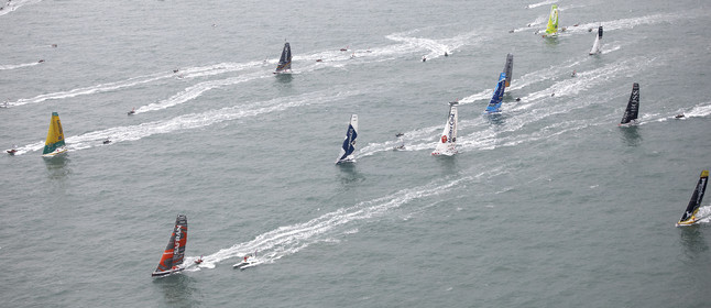 VENDEE GLOBE 2012 13 , Start 10 Nov 2012.