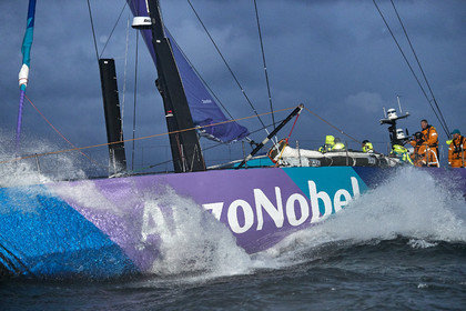 team AkzoNobel  in Volvo Ocean Race 2017-18.