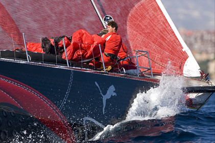 VOLVO OCEAN RACE - 2008 2009. IN-PORT RACE in Alicante-Spain.