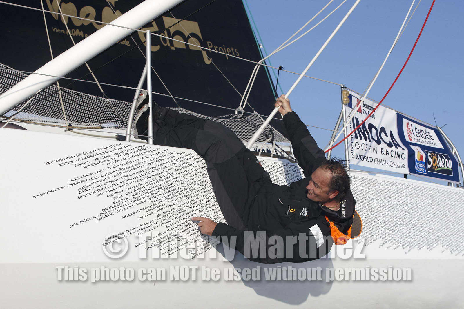 VOTRE NOM AUTOUR DU MONDE , skipper Bertrand de Broc (FRA)