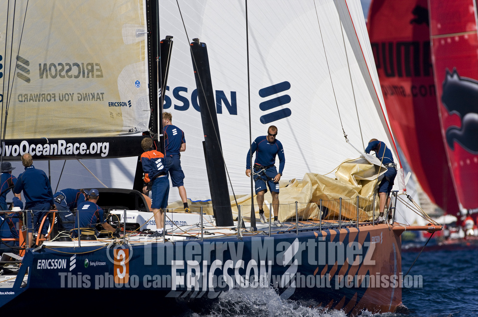 VOLVO OCEAN RACE - 2008 2009. IN-PORT RACE in Alicante-Spain.