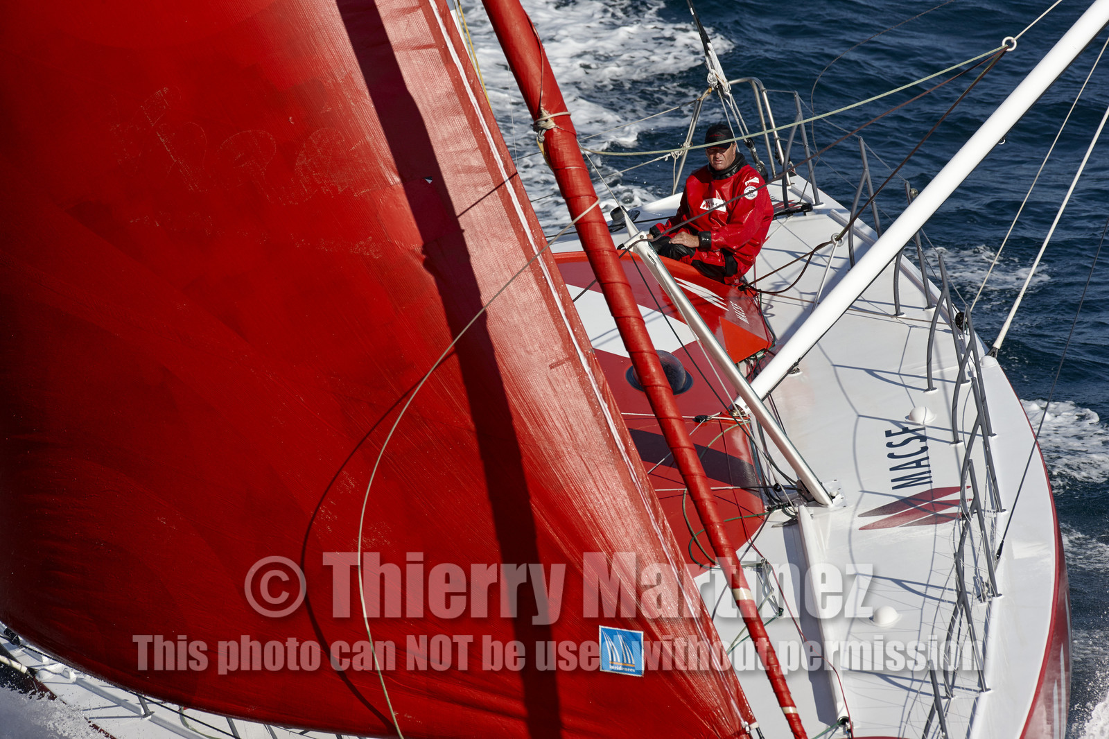 MACSF , Bertrand de Broc et Marc Guillemot avant la Transat Jacques Vabre 2015.