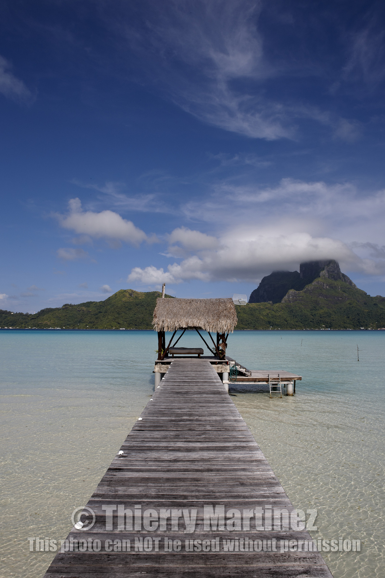 15_025912  ©ThMartinez Sea&Co.  BORA BORA - ILES SOUS LE VENT. POLYNESIE FRANCAISE .  6 Février 2015. . Bora Bora depuis Eden Beach Bora Bora..