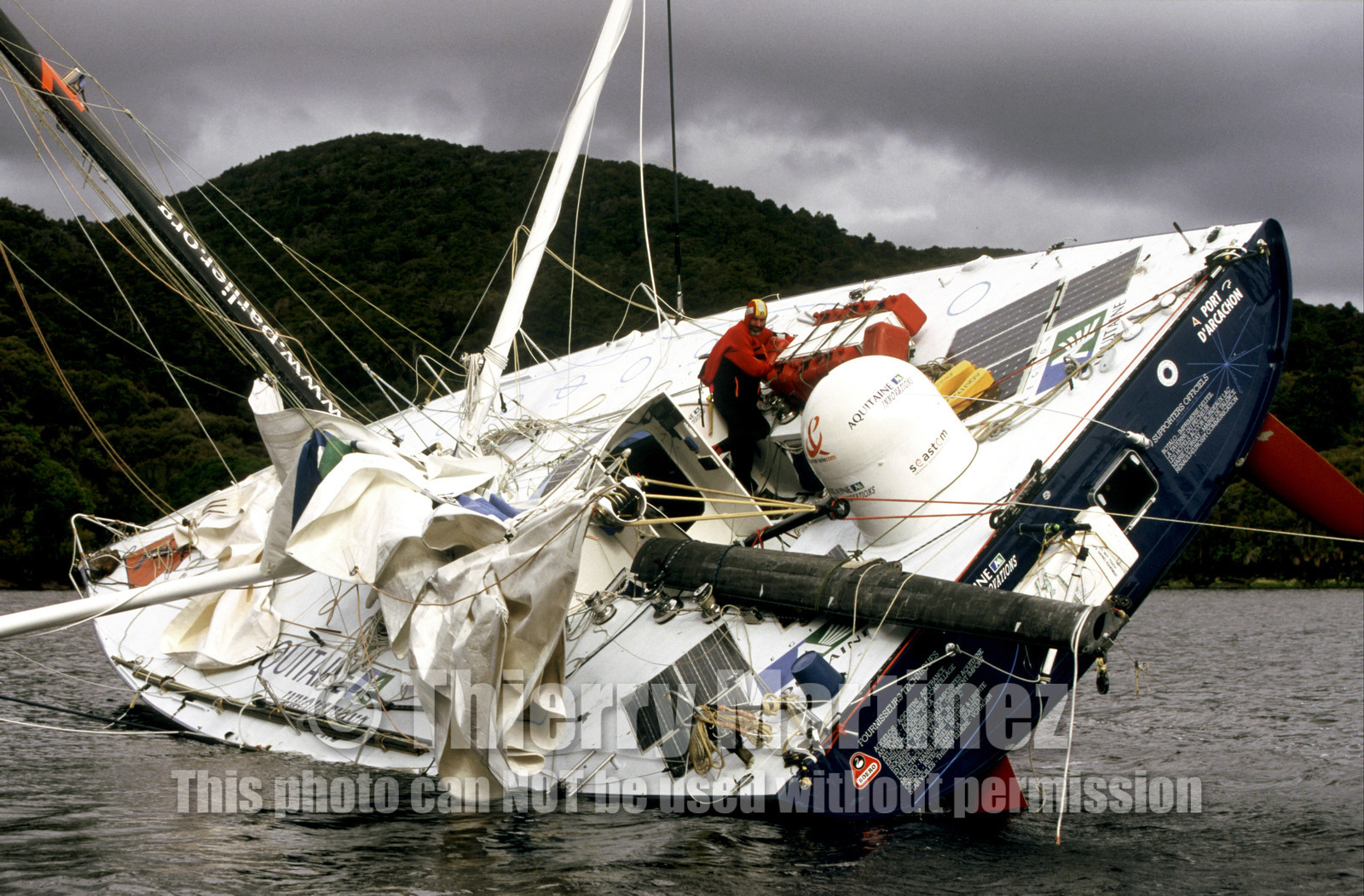 Yves Parlier (FRA) Vendée Globe 2000-01