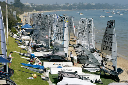 2015 McDougall + McConaghy Moth Worlds. Sorrento - VIC AUSTRALIA  . 6 16 January 2015. Organize by Sorrento Sailing Couta Boat Club.