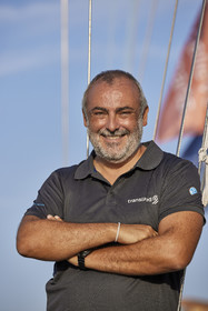 23_18262   © Thierry Martinez.SOUTHAMPTON,  - UK 9 septembre 2023.OCEAN GLOBE RACE 2023.Start Leg 1 Sunday 10th Sept 2023: Southampton ( UK)   Cape Town ( South Africa) - 6650NM. Marco TROMBETTI TRANSLATED 9