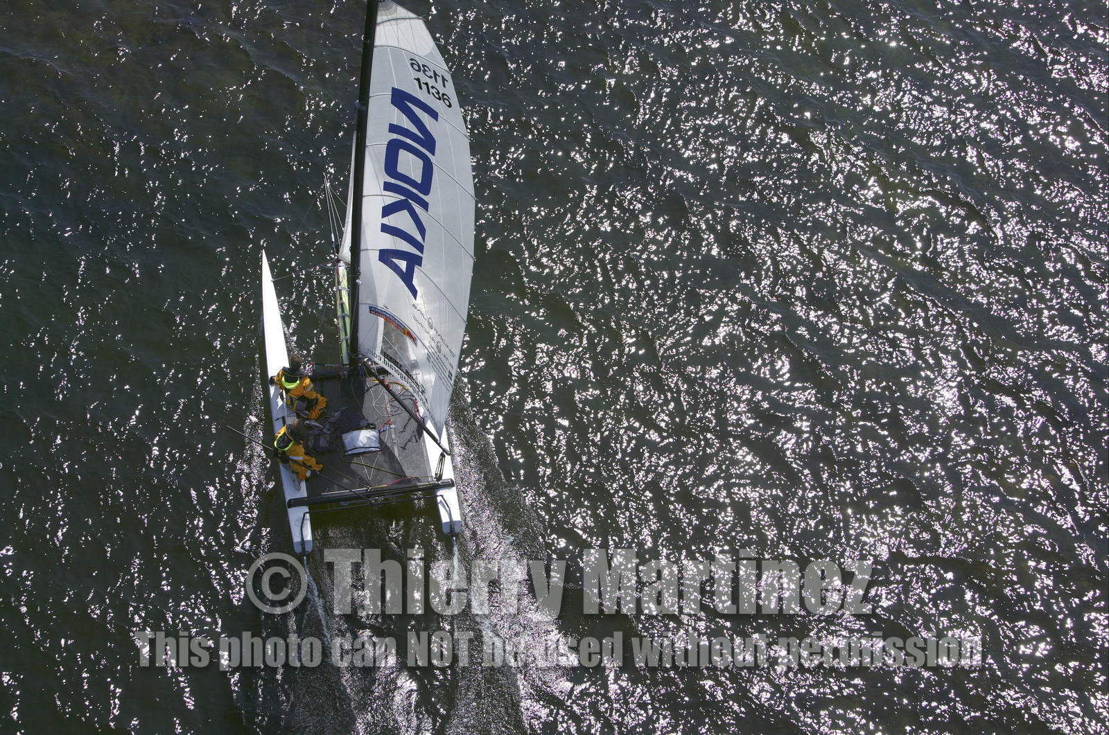 03_3157D   © Th.Martinez,STOCKHOLM ARCHIPELAGO SWEDEN, 9 07 03-Archipelago Raid (2003)  Day 2. Team NOKIA-Adilstam  .Frederik Aldistam (SWe) and Tomas Marimon (SWE)