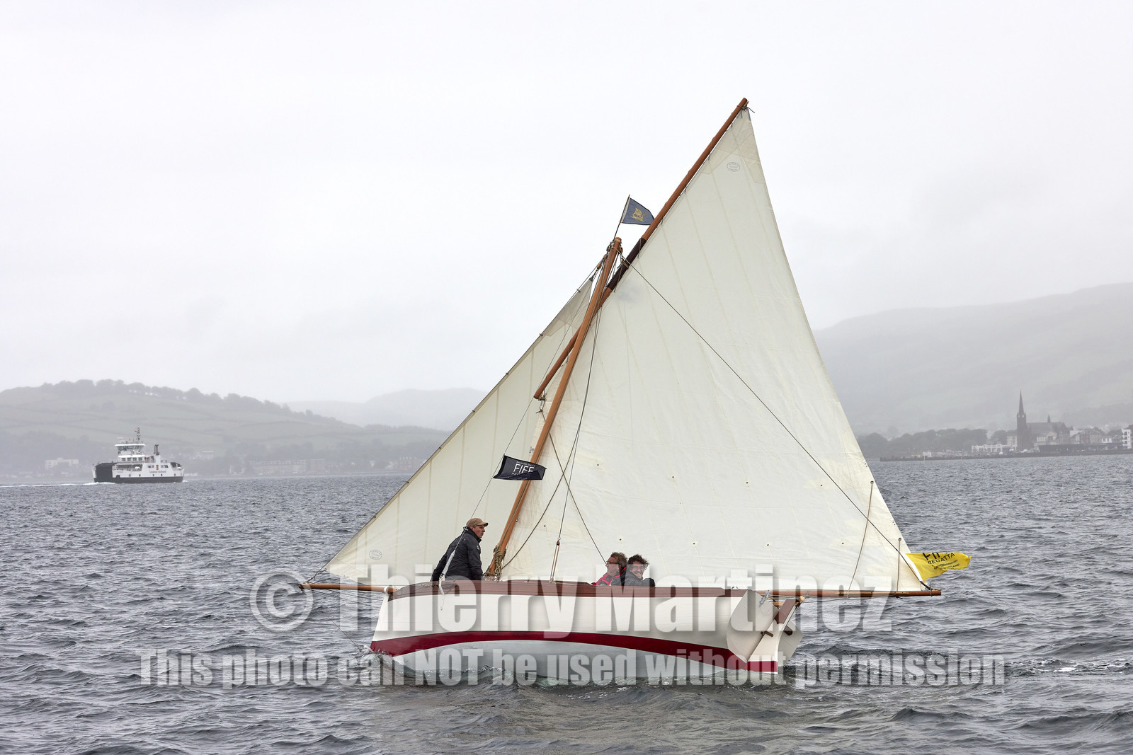 22_17006   © Thierry Martinez.FAIRLIE,SCOTLAND - UK 12th June 20222022 RICHARD MILLE FIFE REGATTA.Day 2 : LARGS to ROTHESAY