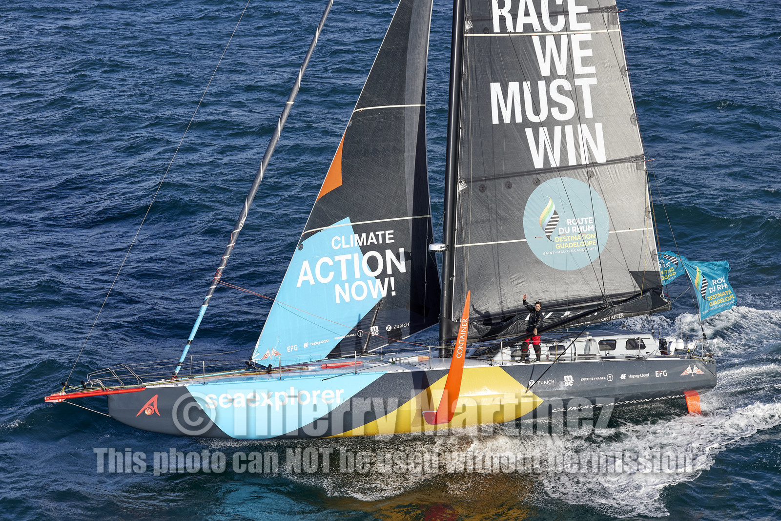 22_39746   © Thierry Martinez.DINARD, FRANCE. 9 Novembre  2022Départ de la 12éme ROUTE DU RHUM, transatlantique course à la voile en solitaire de St Malo(FRA)  à Pointe à Pitre (FRA-Guadeloupe) 3.543 milles nautiques.