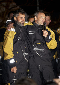 MAXI  SPINDRIFT 2 Jules Verne trophy  2015 2016 attempt.