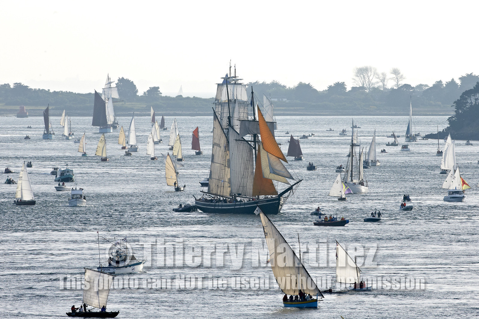 Semaine du Golfe 2015. Parade d'arrivée de la flotte.