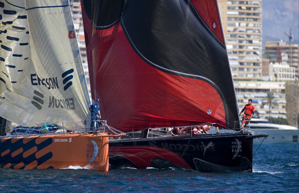 VOLVO OCEAN RACE - 2008 2009. IN-PORT RACE in Alicante-Spain.