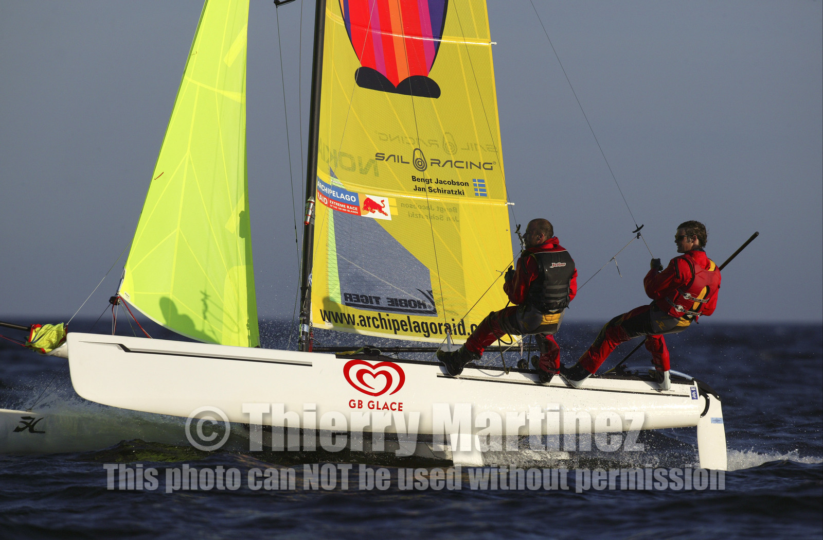 03_3116D © Th.Martinez,STOCKHOLM ARCHIPELAGO- WEDEN9 07 03-Archipelago Raid (2003) Leg3 : .GB GLACE Bengt Jacobson and Jan Schiratzki.