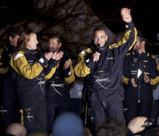 MAXI  SPINDRIFT 2 Jules Verne trophy  2015 2016 attempt.