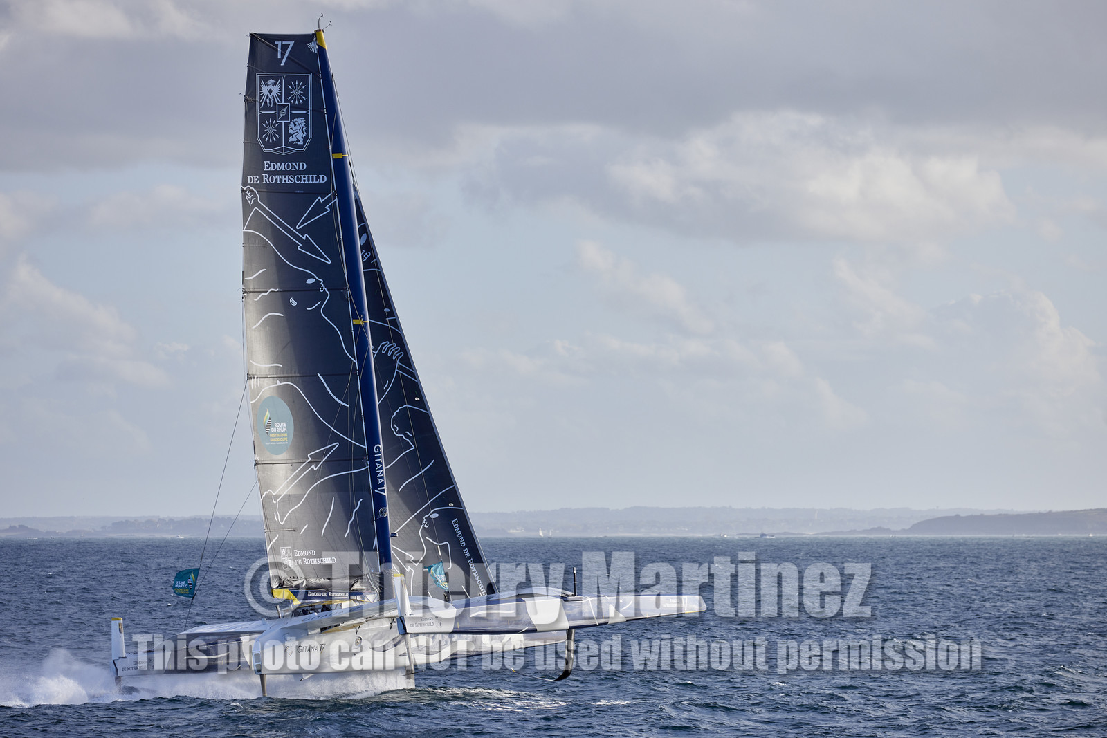22_38949   © Thierry Martinez.DINARD, FRANCE. 9 Novembre  2022Départ de la 12éme ROUTE DU RHUM, transatlantique course à la voile en solitaire de St Malo(FRA)  à Pointe à Pitre (FRA-Guadeloupe) 3.543 milles nautiques.