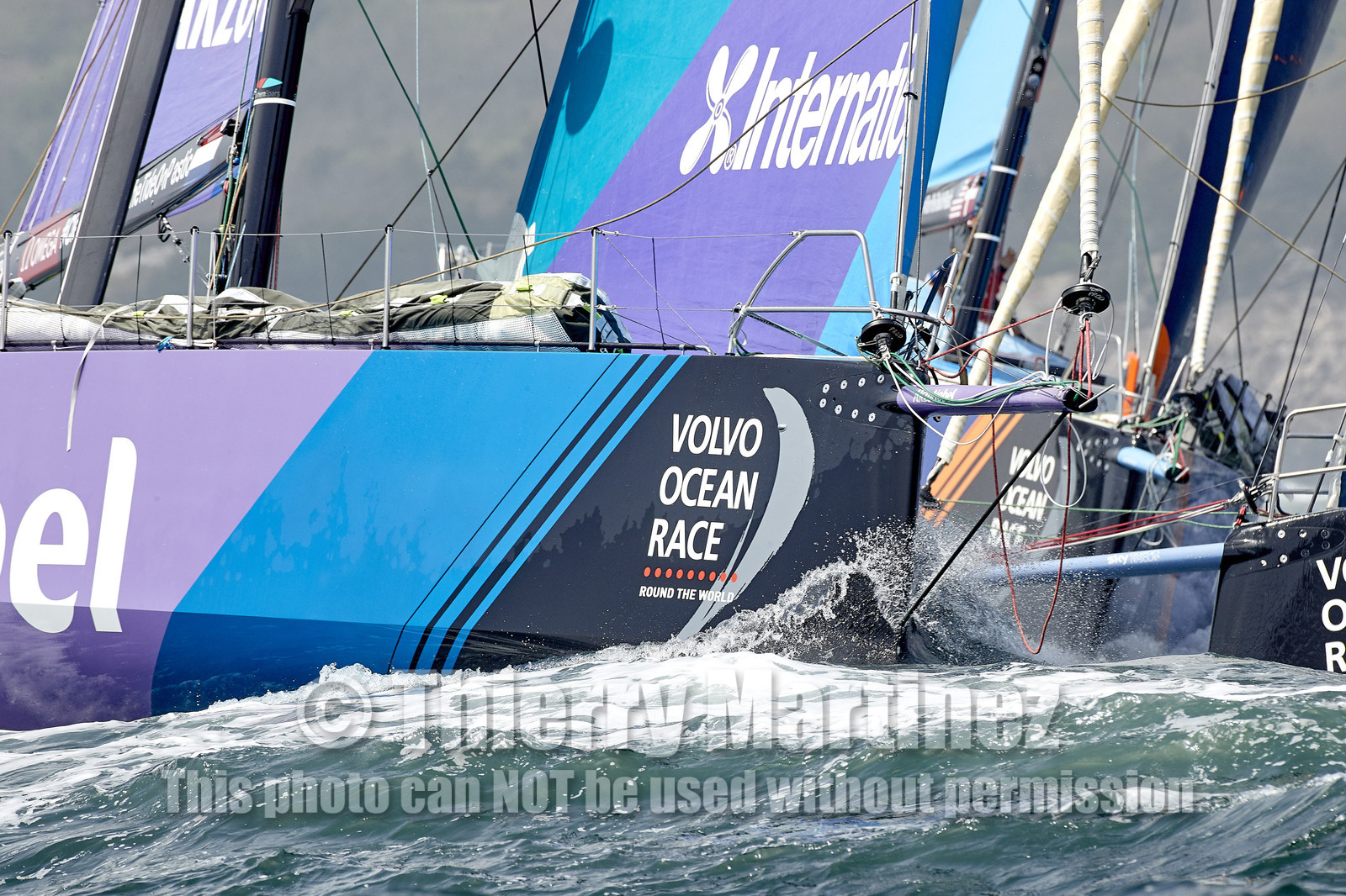 team AkzoNobel  in Volvo Ocean Race 2017-18.