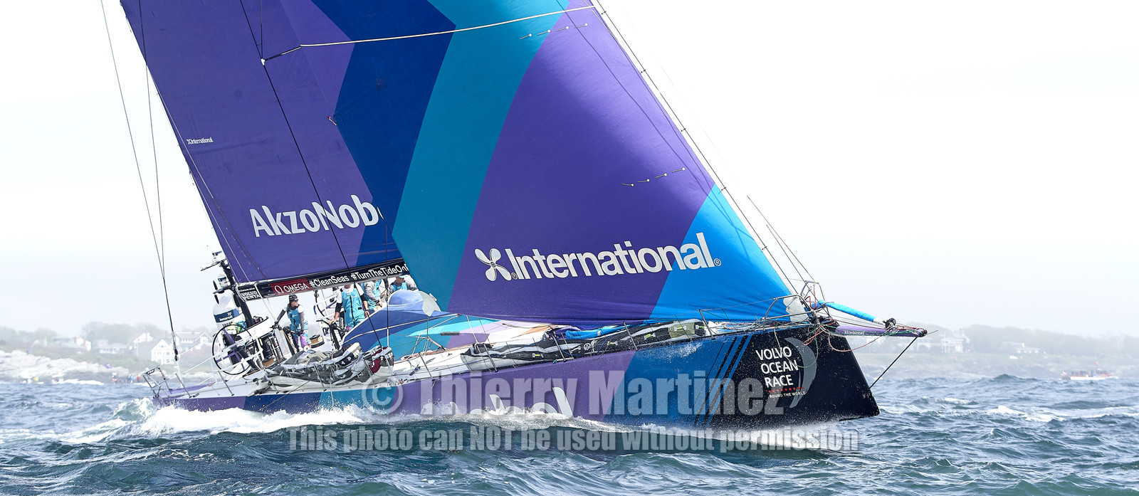 team AkzoNobel  in Volvo Ocean Race 2017-18.