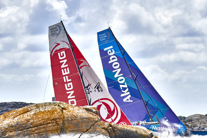 team AkzoNobel  in Volvo Ocean Race 2017-18.