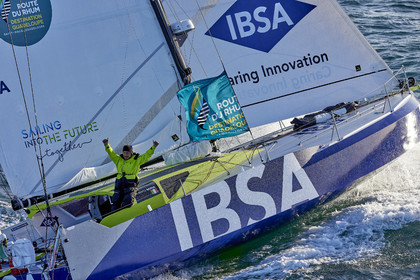 22_38970   © Thierry Martinez.DINARD, FRANCE. 9 Novembre  2022Départ de la 12éme ROUTE DU RHUM, transatlantique course à la voile en solitaire de St Malo(FRA)  à Pointe à Pitre (FRA-Guadeloupe) 3.543 milles nautiques.