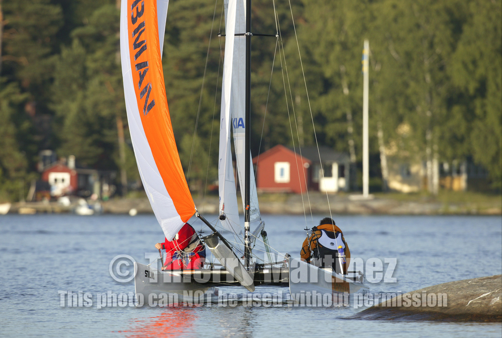 03_3089D  © Th.Martinez,STOCKHOLM ARCHIPELAGO SWEDEN,8 07 03-Archipelago Raid (2003)  Day 1. Finsih Leg 1..Team JOBMAN Björn Österberg (SWE) & Björn Hansen (SWE)