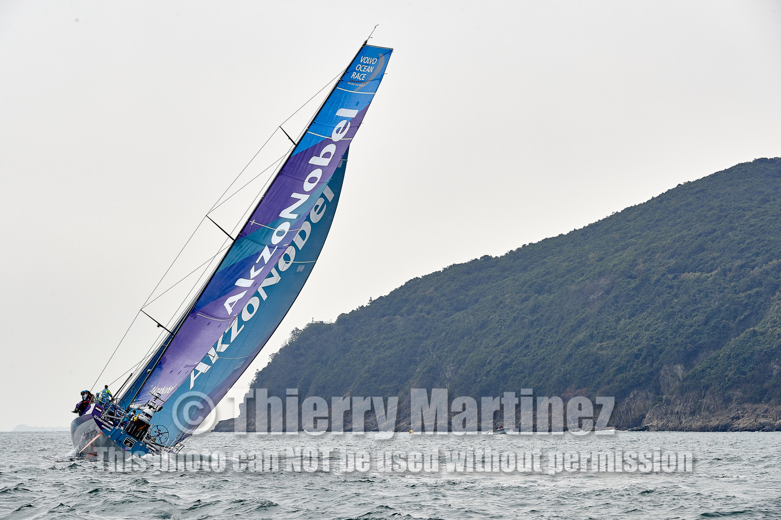 team AkzoNobel  in Volvo Ocean Race 2017-18.