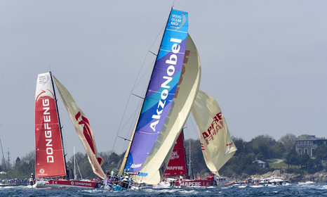 team AkzoNobel  in Volvo Ocean Race 2017-18.