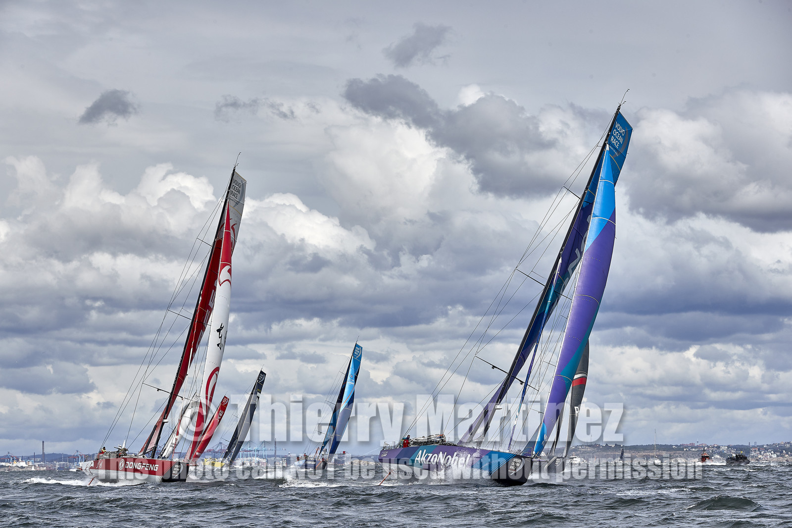 team AkzoNobel  in Volvo Ocean Race 2017-18.